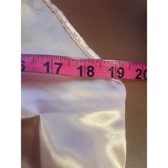 BEWICKED SZ M Peach Black Satin Short Pajama 2 Piece Set NWT B131 - Picture 6 of 6